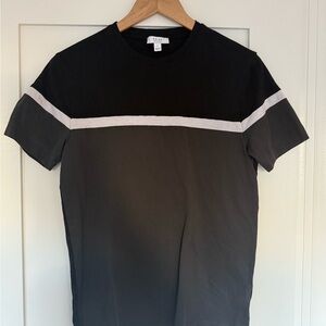 Reiss Black and Gray Short Sleeve Tee